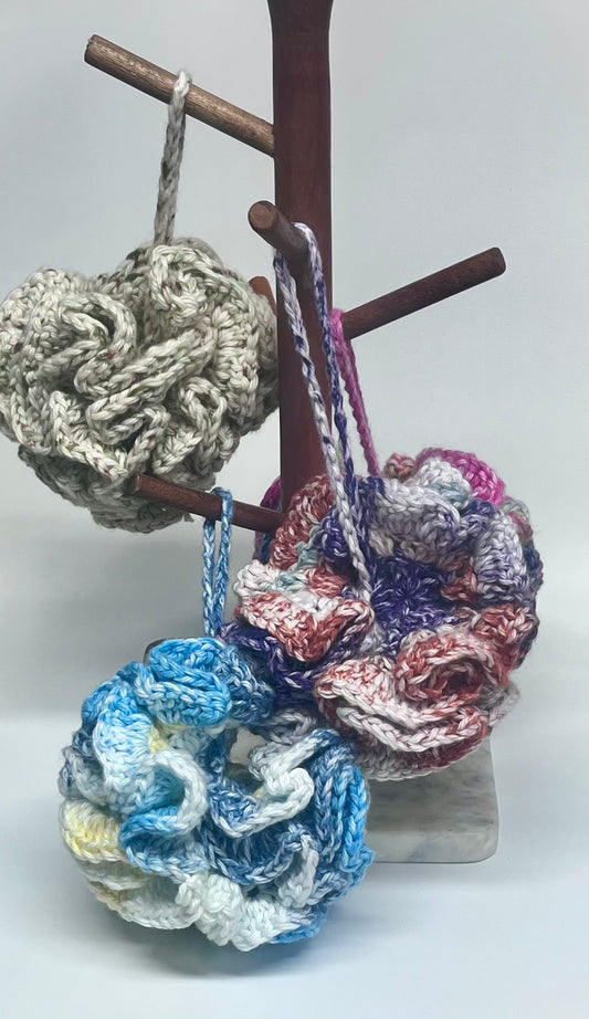 100% Cotton Handmade Loofa