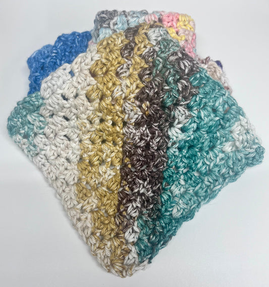 100% Cotton Handmade Washcloth